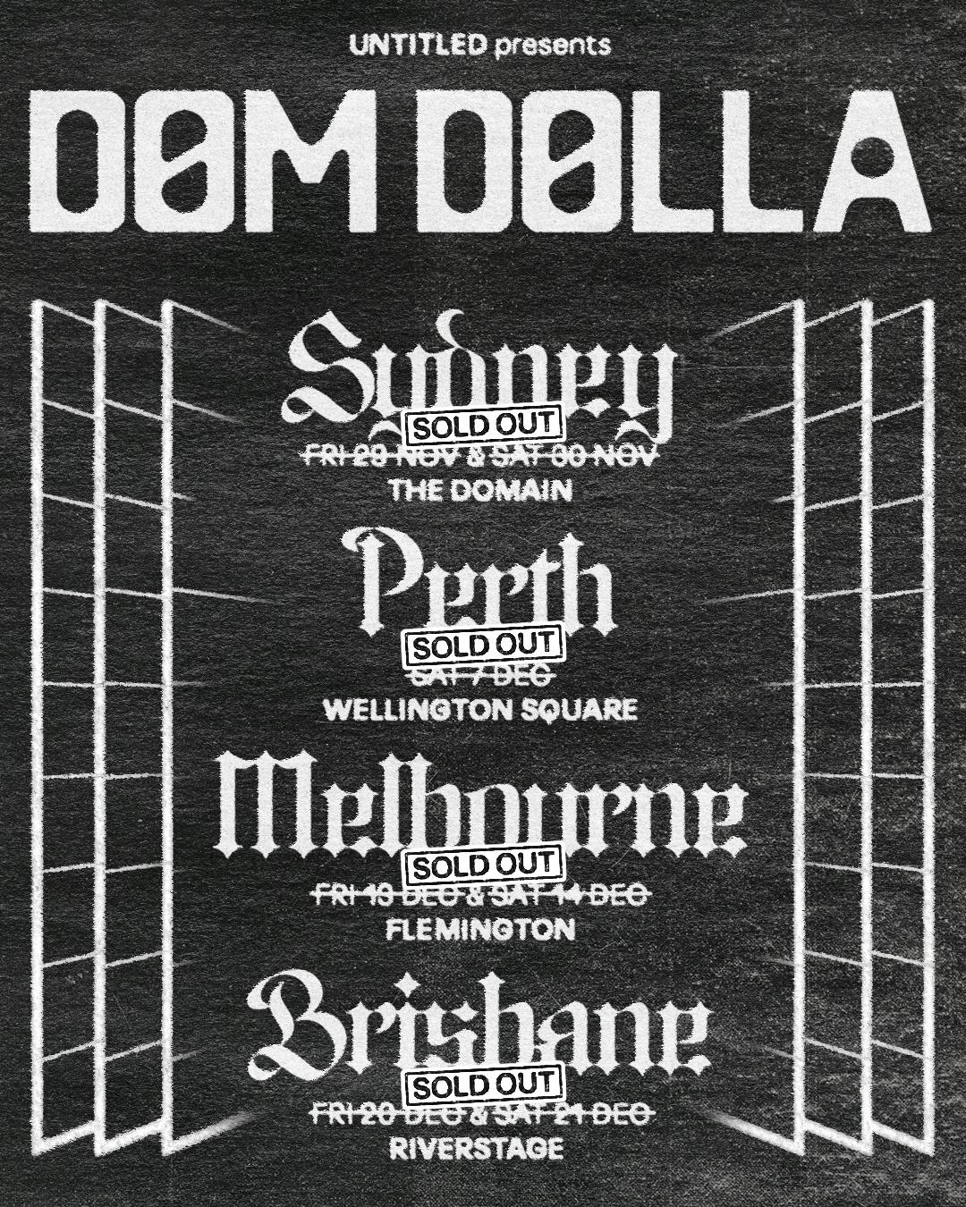 Dom Dolla Australia 2024