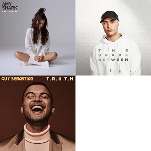 Cry Forever - Amy Shark, The Space Between - Illy, T. R. U. T. H. - Guy Sebastian