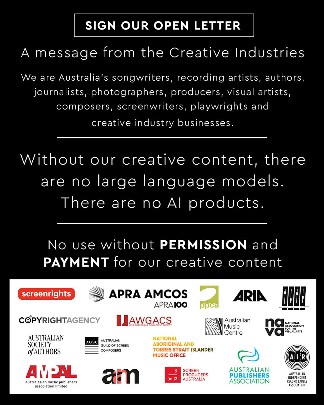 A message from the Creative Industries