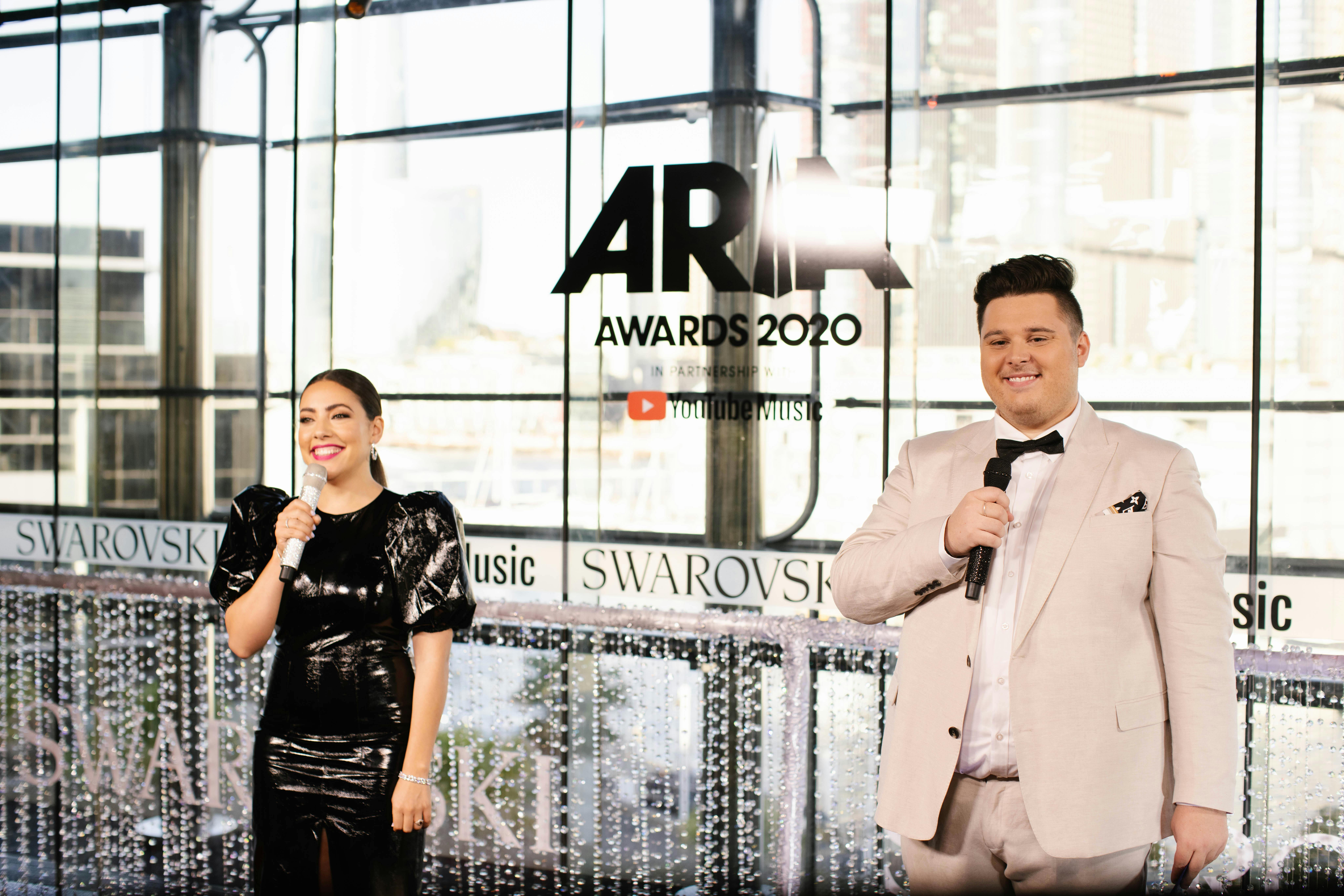 Ash London and Mitch Churi