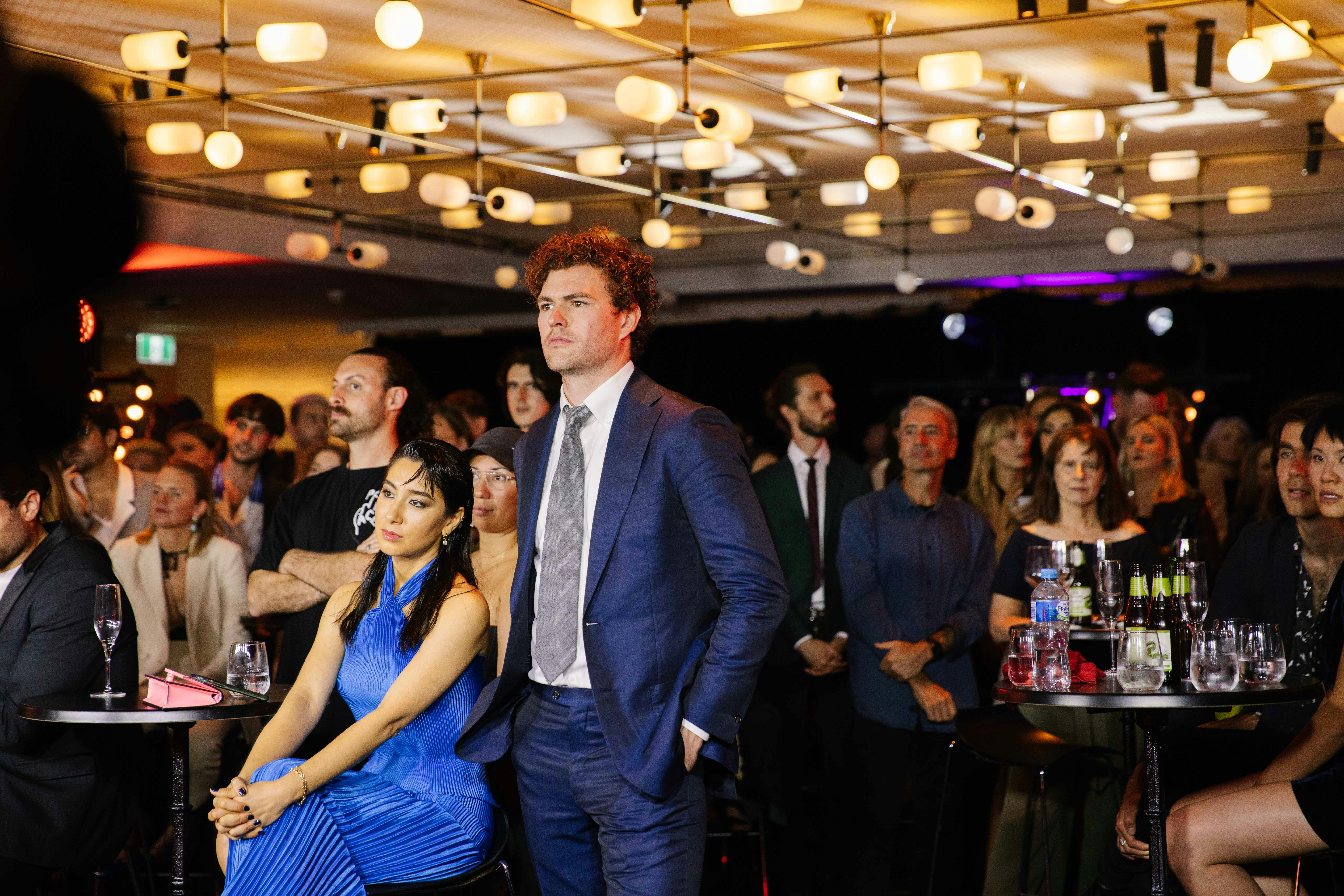 Vance Joy and the ARIAs crowd