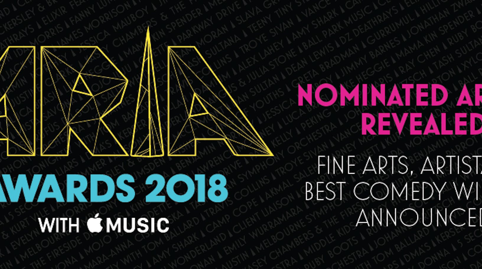 18 Aria Award Nominees Announced 18 Aria Award Nominees Announced