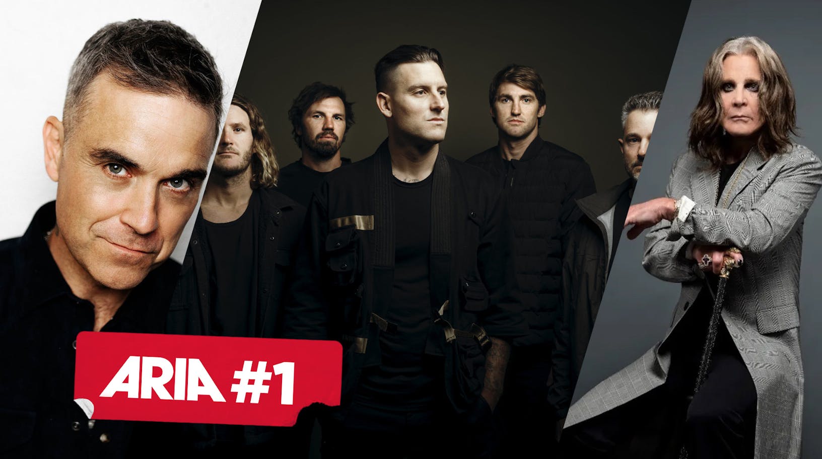 Debuts from Parkway Drive, Robbie Williams, Ozzy Osbourne and more