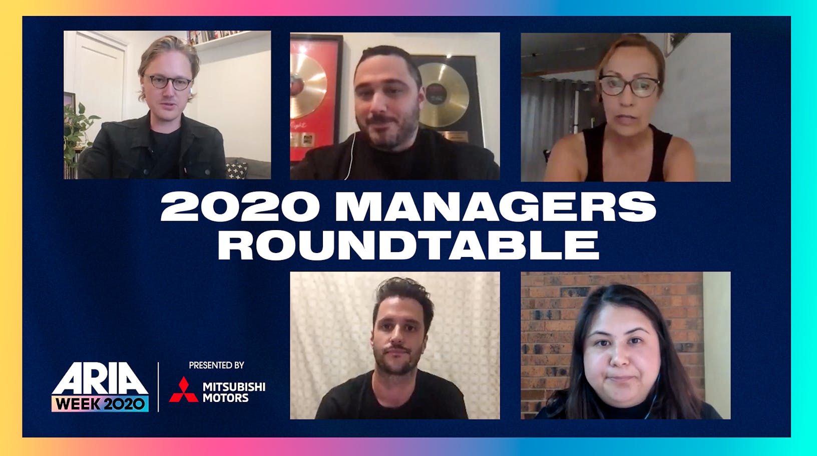ARIA Masterclass 2020: Managers Roundtable