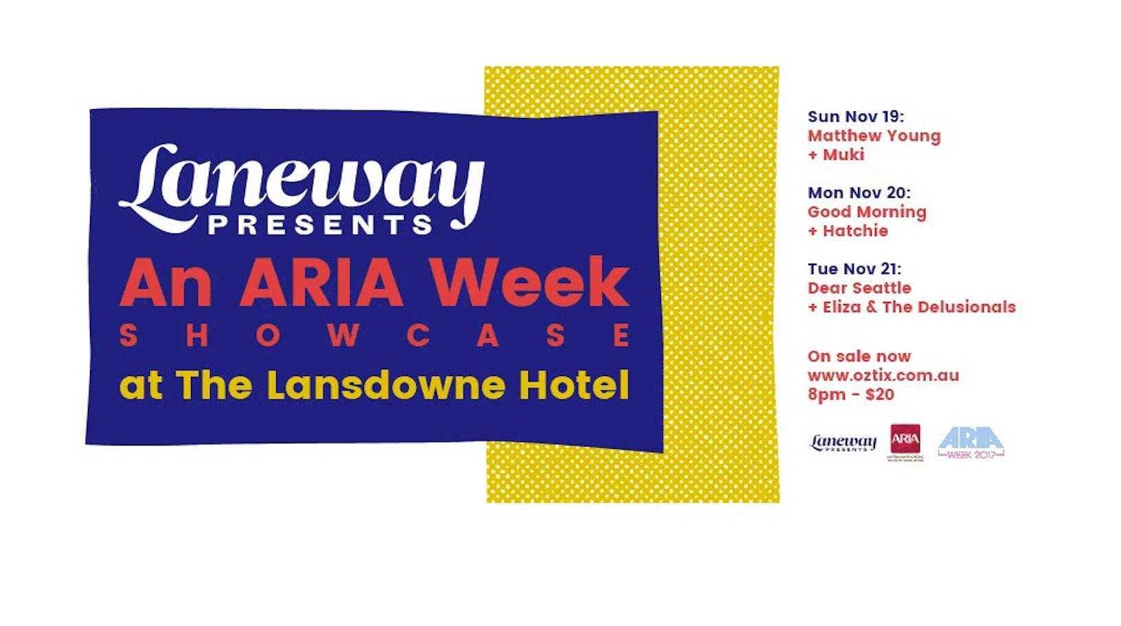 Laneway Presents & ARIA Announce Three Curated ARIA Week Showcases