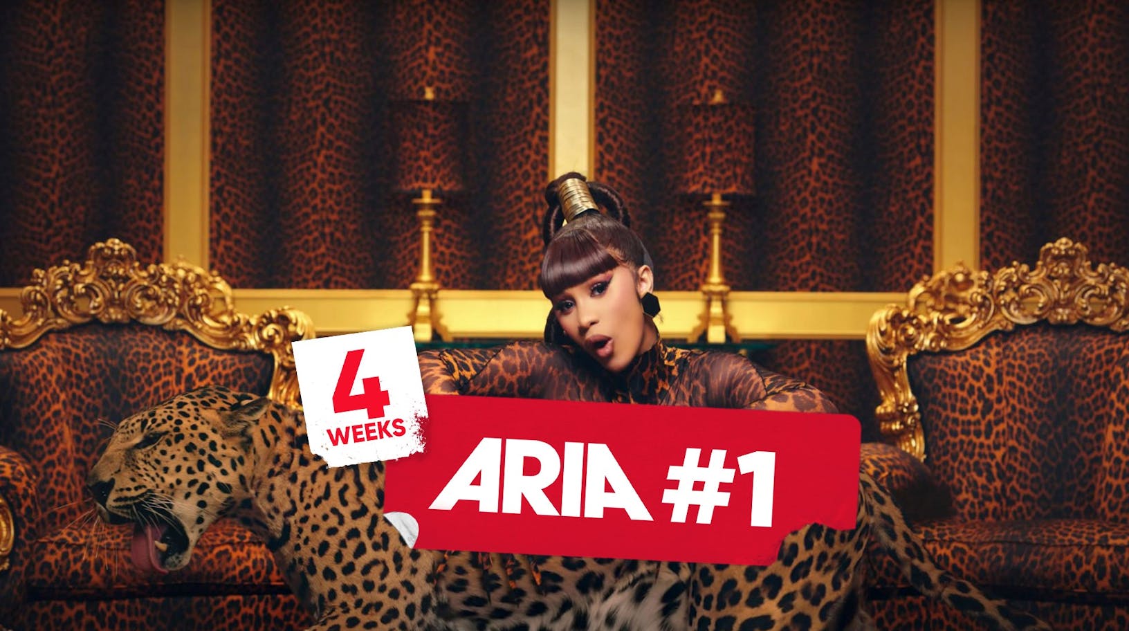 Fourth week at #1 on the ARIA Singles Chart for Cardi B's WAP