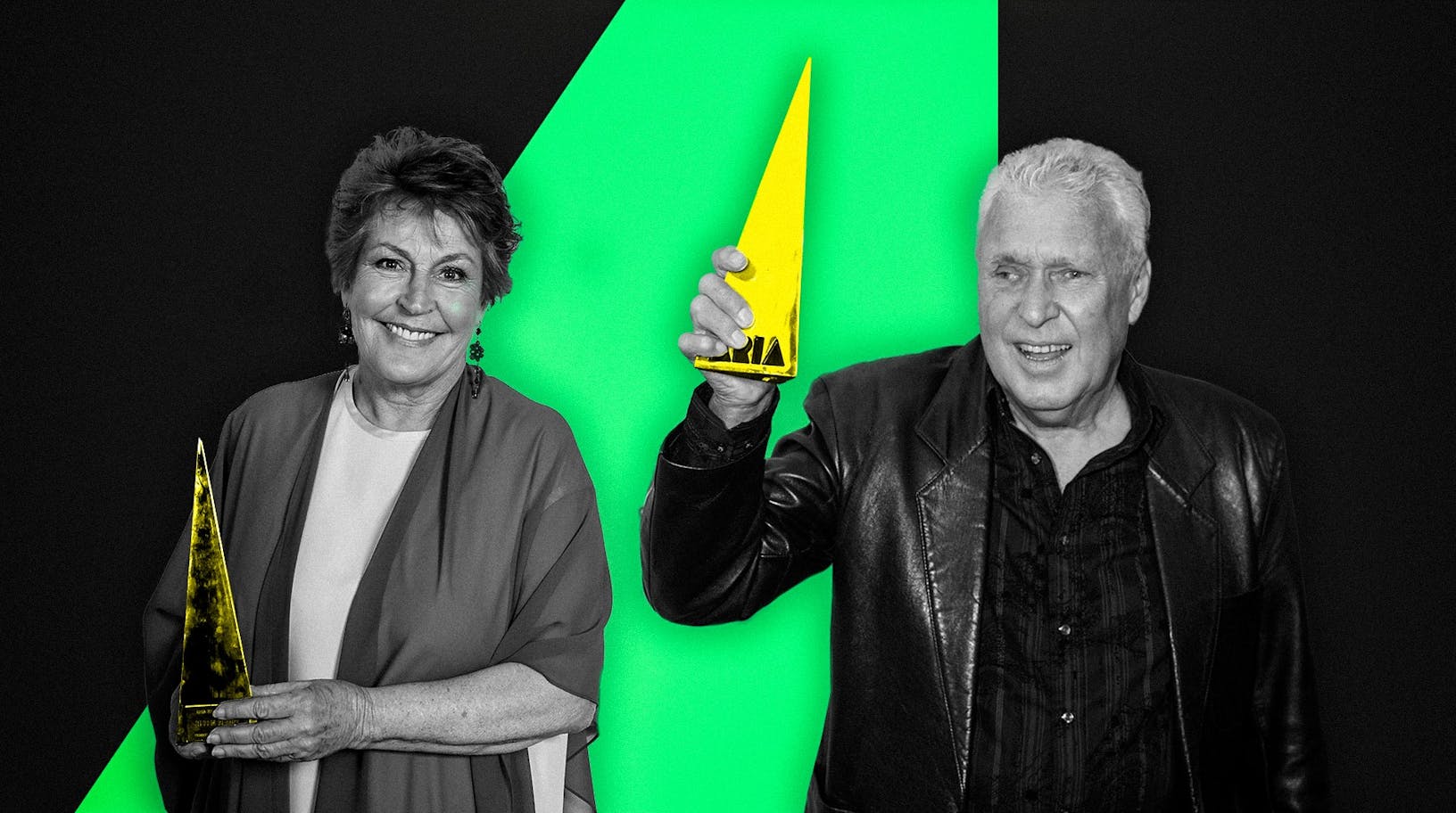 ARIA Hall Of Fame members Helen Reddy and Max Merritt commemorated