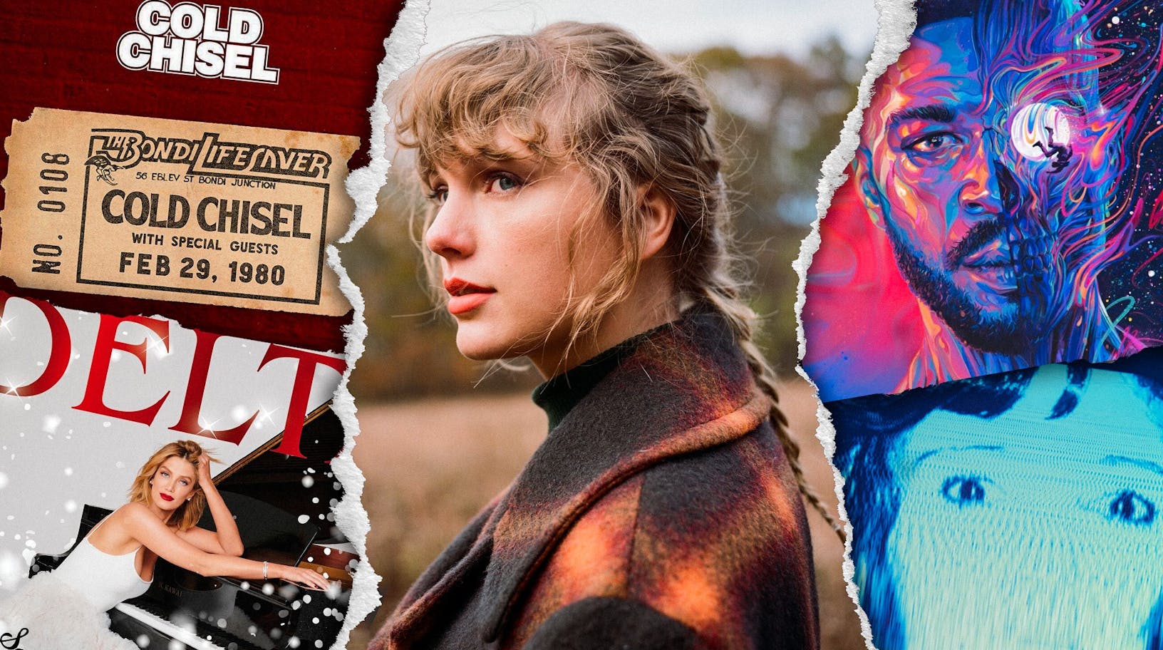 Taylor Swift, The Avalanches and Cold Chisel aim for high debuts on this week’s ARIA Charts