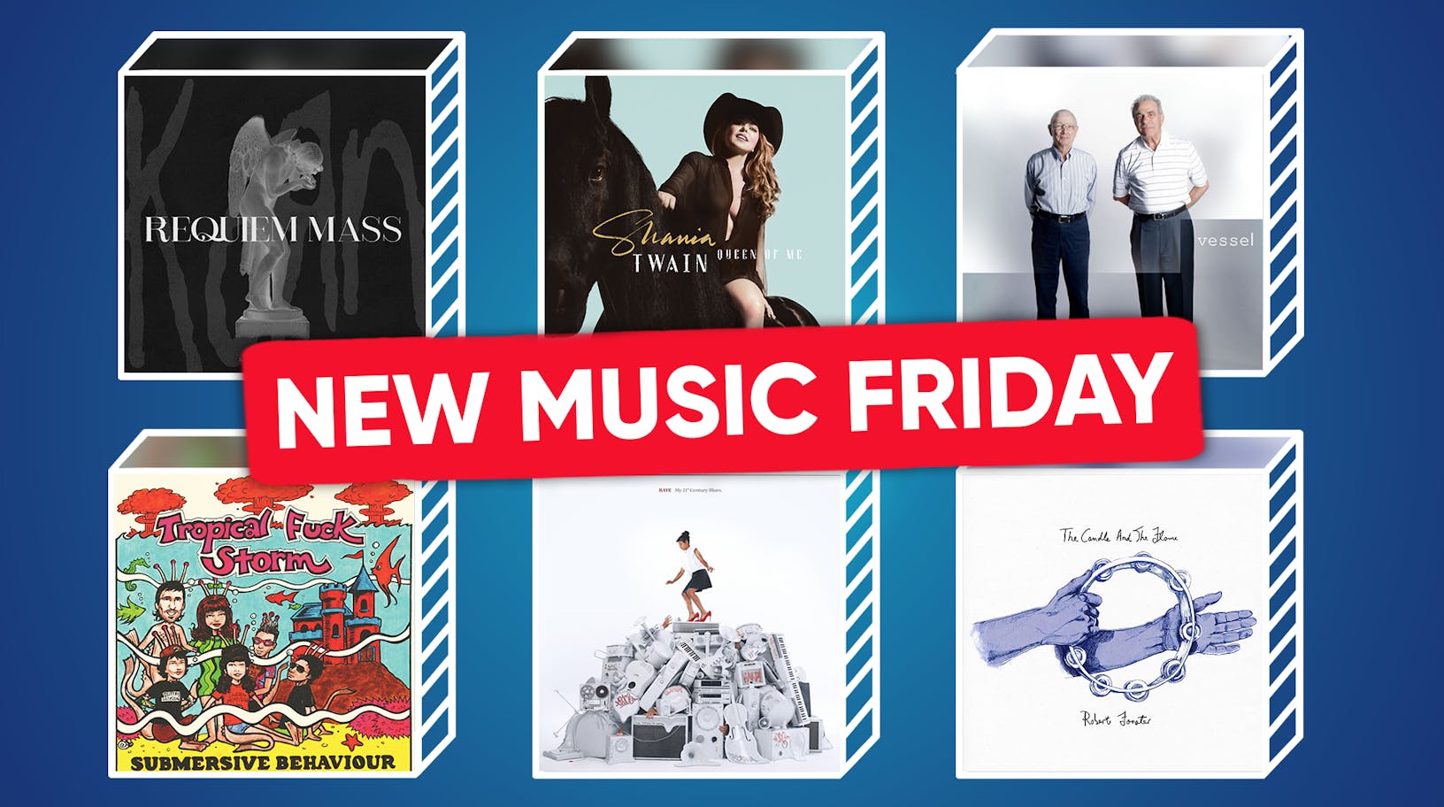 #NewMusicFriday: Korn, Shania Twain, RAYE and more