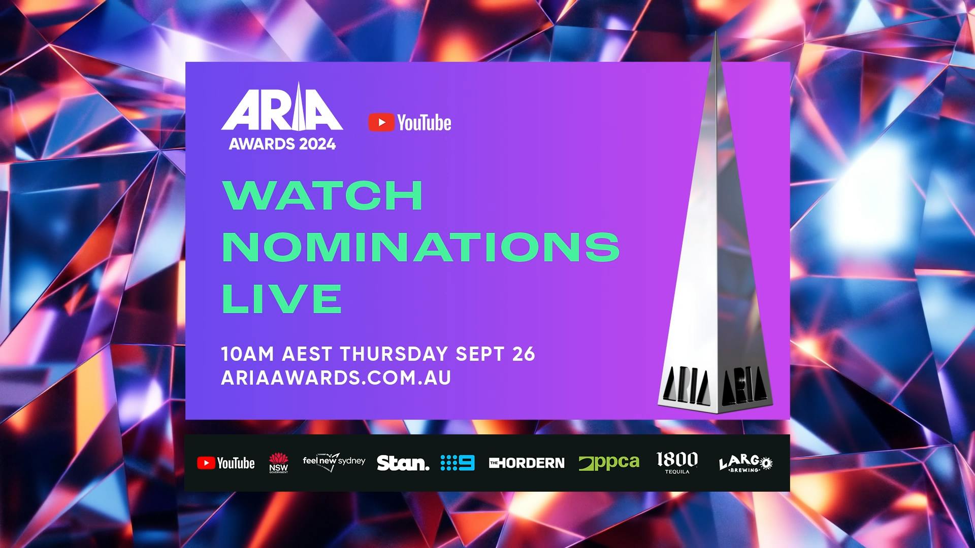 The 2024 ARIA Awards set to return on 20 November